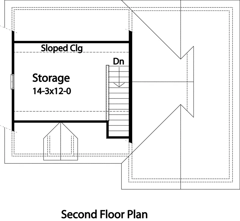 Building Plans Project Plan Second Floor 059D-6076