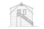 Building Plans Left Elevation -  059D-7516 | House Plans and More