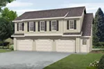 Building Plans Front of Home -  059D-7520 | House Plans and More