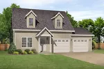Building Plans Front of Home -  059D-7522 | House Plans and More