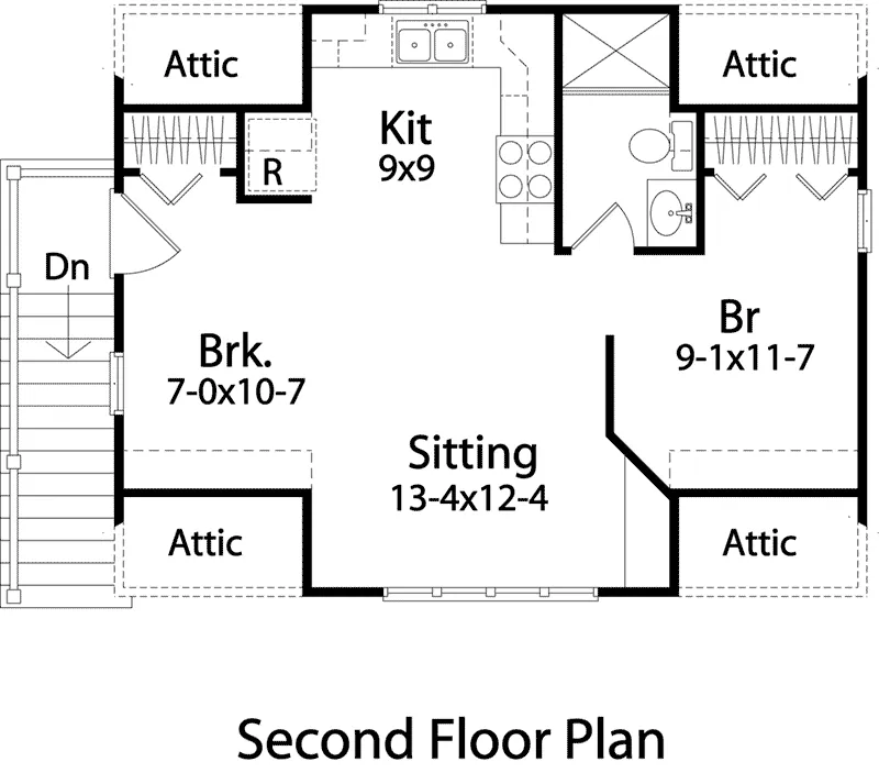Building Plans Project Plan Second Floor 059D-7523