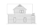 Building Plans Rear Elevation -  059D-7523 | House Plans and More