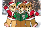 Caroling bears create a cute scene in your front yard as visitors and family arrive through the holidays