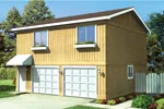 Building Plans Front of Home - Kallista Apartment Garage 109D-6018 | House Plans and More