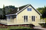 Building Plans Front of Home - Lavonne Cabin Home 109D-7501 | House Plans and More