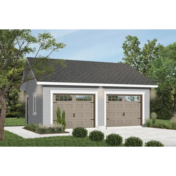 Gridstone Two-Car Garage Plan 113D-6022 | House Plans and More