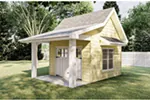 Building Plans Rear Photo 01 - Martha Shed With Covered Porch 125D-4500 | House Plans and More