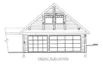 Building Plans Front Elevation -  133D-6009 | House Plans and More