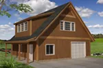 Building Plans Front of Home -  133D-6010 | House Plans and More