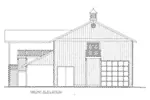 Building Plans Front Elevation -  133D-7510 | House Plans and More
