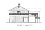 Building Plans Rear Elevation -  133D-7510 | House Plans and More