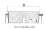 Building Plans Right Elevation -  133D-7510 | House Plans and More