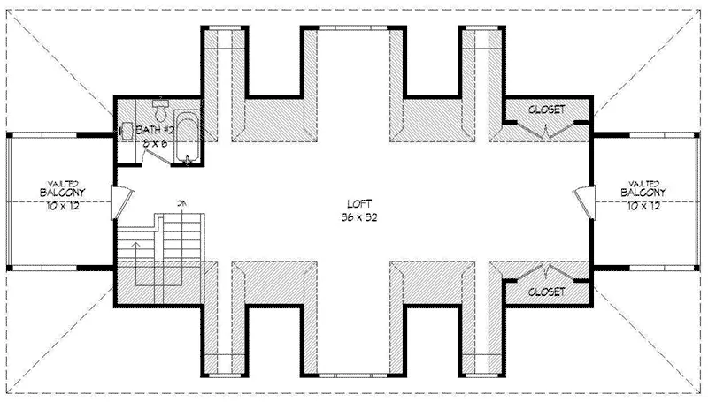 Building Plans Project Plan Second Floor 142D-6052