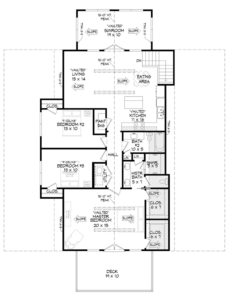 Building Plans Project Plan Second Floor 142D-7685